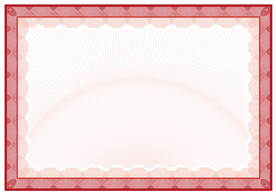 红色证书底纹