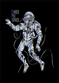 宇航员太空人 开花