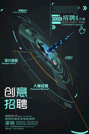 创意招聘海报