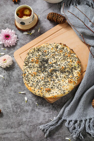 黑胡椒鸡肉烧饼