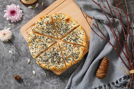 黑胡椒鸡肉烧饼