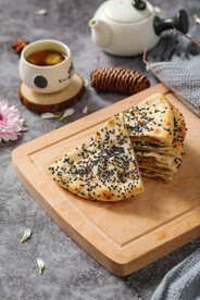 黑胡椒鸡肉烧饼