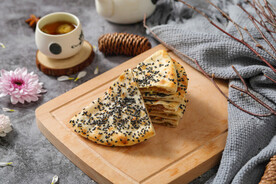 黑胡椒鸡肉烧饼