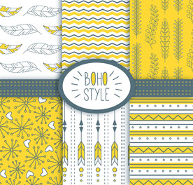 波西米亚风格背景