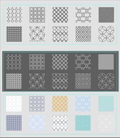 淡雅几何图案背景