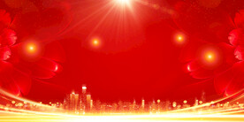 红色背景