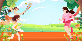 校园运动会背景