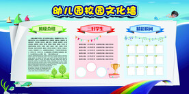 幼儿园文化墙展板
