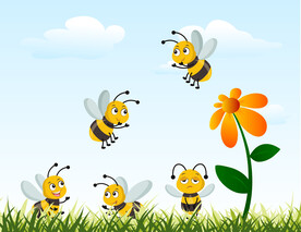卡通蜜蜂