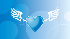 爱心翅膀