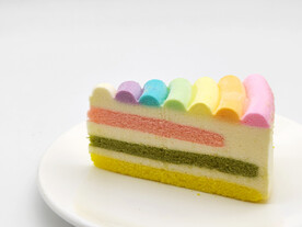 彩虹慕斯蛋糕