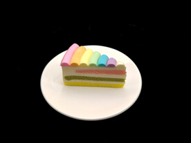 彩虹慕斯蛋糕