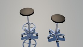 可升降旋转圆凳