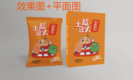 薯片手提袋包装设计