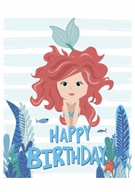 海底美人鱼 生日快乐