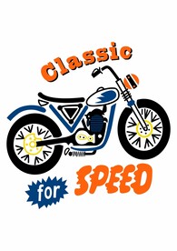 怀旧复古车 摩托车