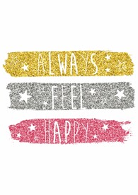 金色金闪闪 银色 粉红色 字母