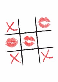 井字游戏 叉叉唇印