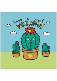 可爱植物 盘子仙人掌 小红花