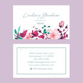 花店名片