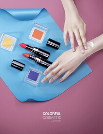 化妆品海报 高级美妆 美妆宣传