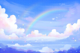 天空彩虹
