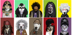 创意动物装饰画