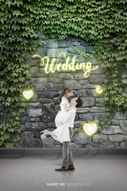 韩式婚礼海报模板