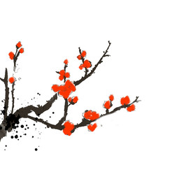 水墨梅花