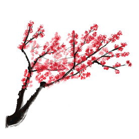 水墨梅花