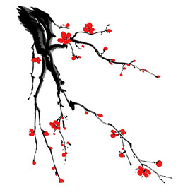 水墨梅花