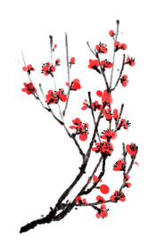 水墨梅花
