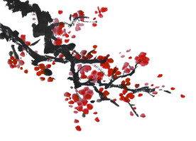 水墨梅花