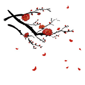 水墨梅花
