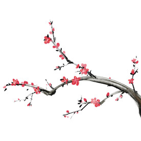 水墨梅花