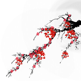 水墨梅花