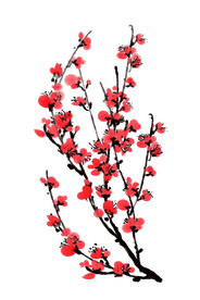 水墨梅花
