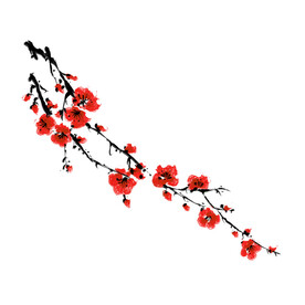 水墨梅花