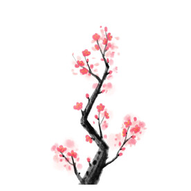 水墨梅花