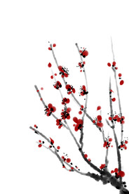 水墨梅花