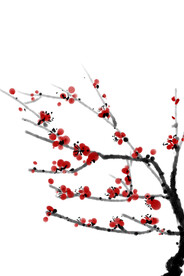 水墨梅花
