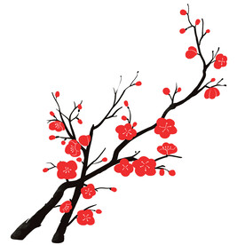 水墨梅花