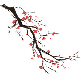水墨梅花