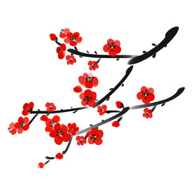水墨梅花
