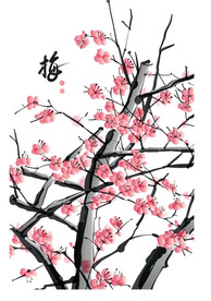 水墨梅花