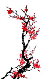 水墨梅花