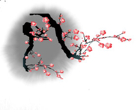 水墨梅花