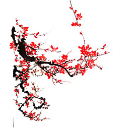 水墨梅花