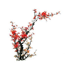水墨梅花