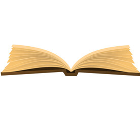 翻开的书